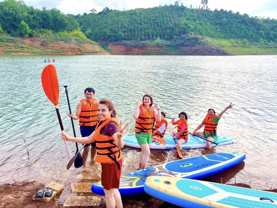 Cụm Sinh Thái Sky Gate top view - Gia Thắng Glamping - Golden Hill
