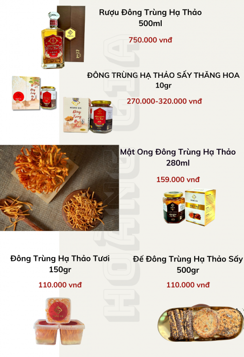 BẢNG GIÁ SẢN PHẨM HOÀNG GIA FARM
